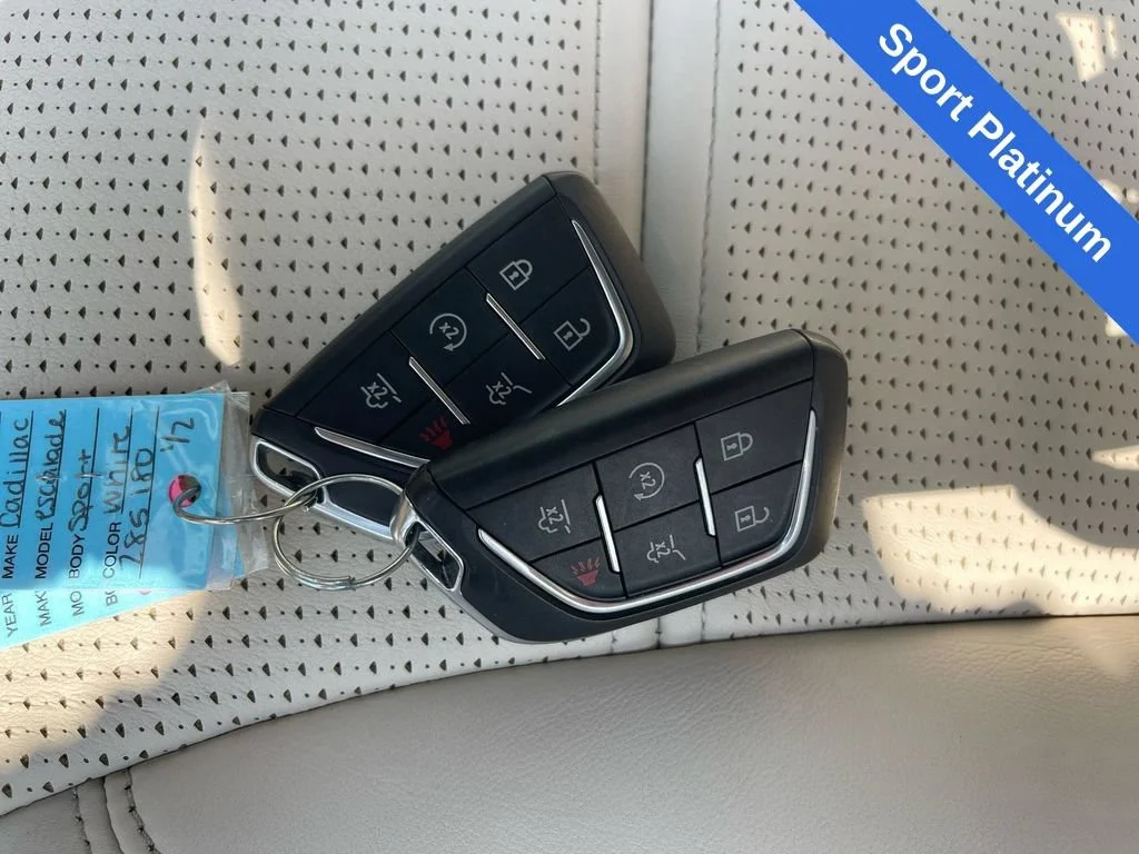 Used 2023 Crystal White Tricoat Cadillac Sport Platinum image 43