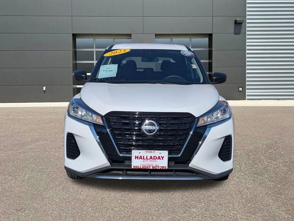 Certified 2023 Nissan Kicks S with VIN 3N1CP5BV6PL562385 for sale in Cheyenne, WY