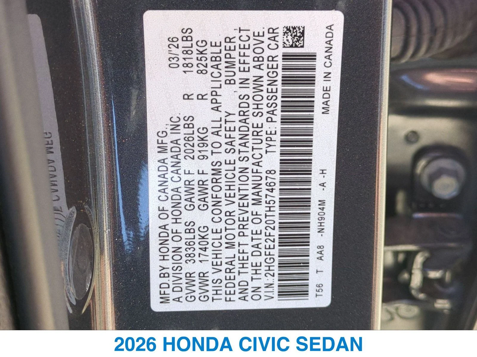 Certified Used 2026 Gray Honda LX image 26