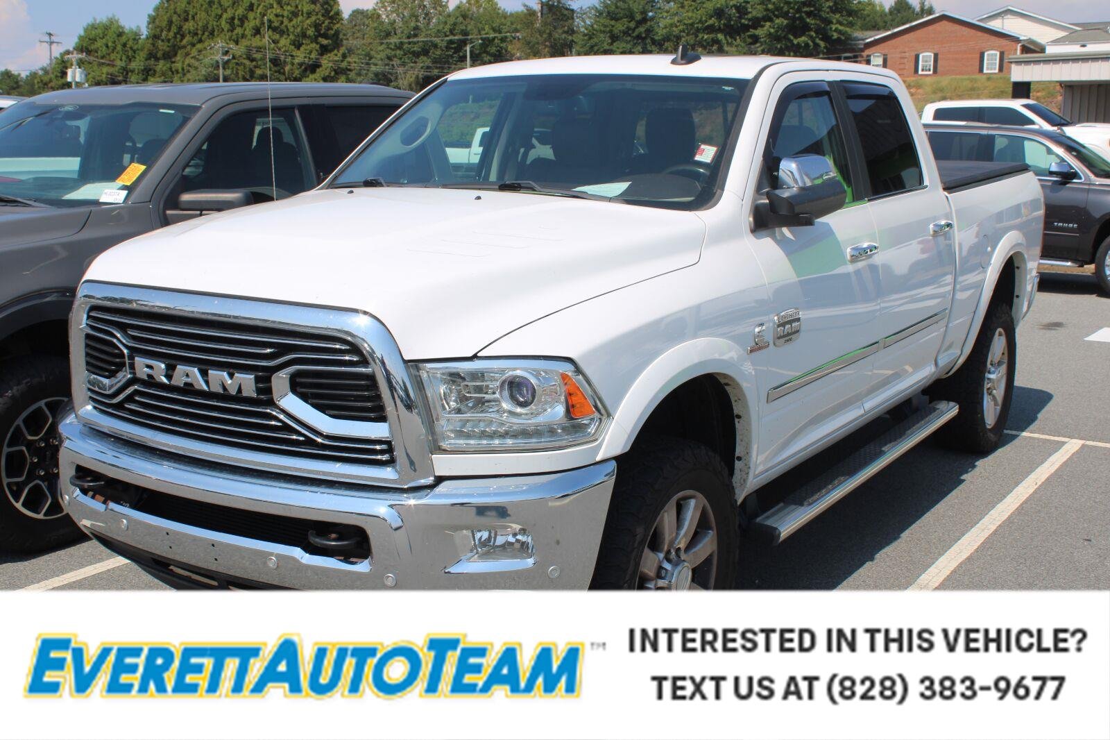 Used 2018 Bright White Clearcoat Ram Longhorn image 1