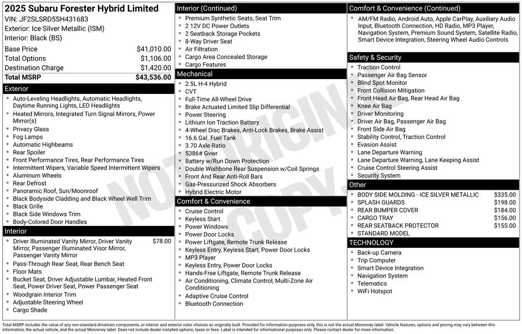 Used 2025 Silver Subaru Limited image 7