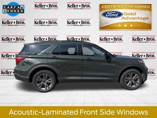 Certified Used 2022 Forged Green Metallic Ford XLT image 9