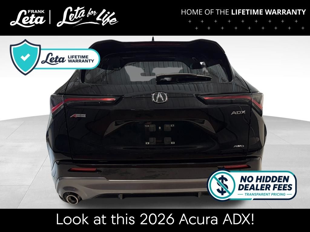 New 2026 Crystal Black Pearl Acura w/A-Spec Package image 4