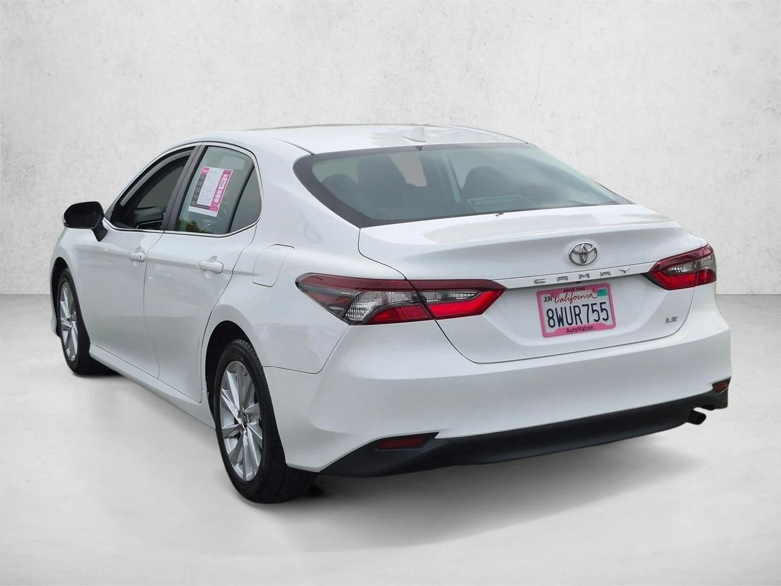 Used 2021 Super White Toyota LE image 7