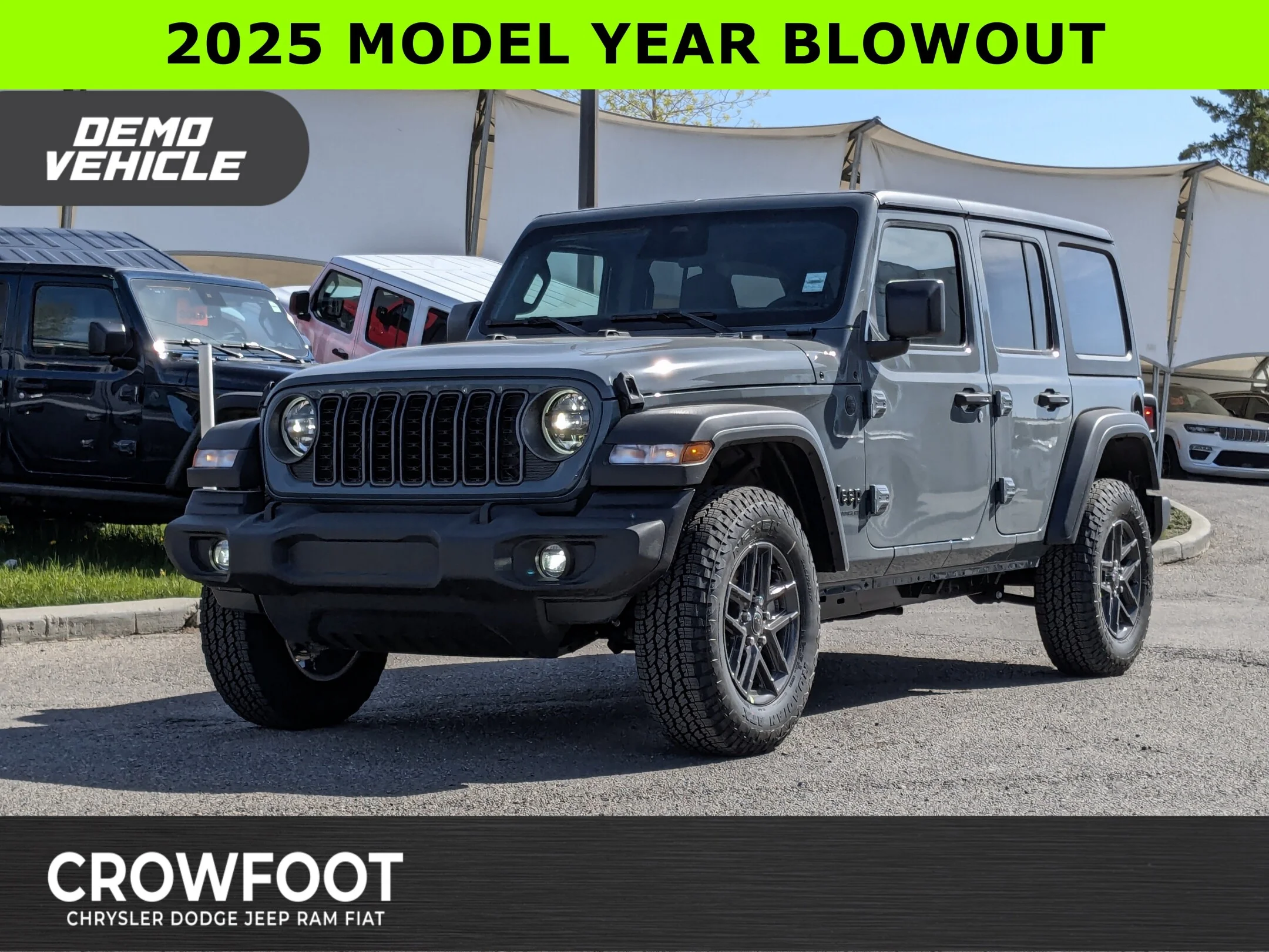 New 2025 Dark blue Jeep Sport S - - 4x4 - LED Headlamps - 12.3- Inch Display - A/T Tires - Convenience Group & More! image 1