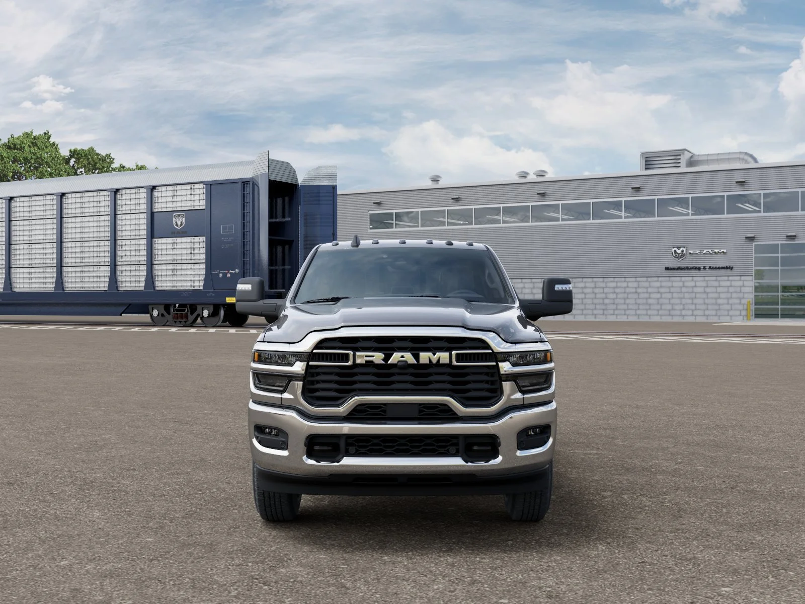 New 2026 Granite Crystal Metallic Clear-Coat Exterior Paint RAM Big Horn image 6