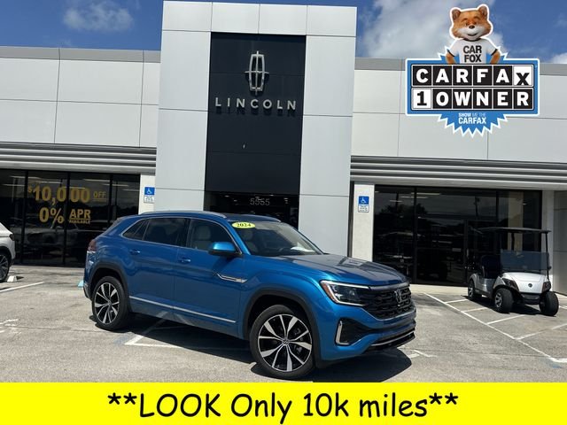 Used 2024 Blue Volkswagen 2.0T SEL Premium R-Line image 1