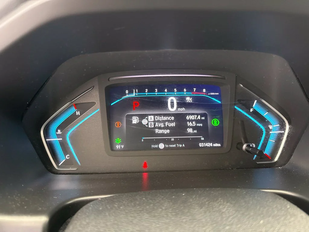 Used 2022 Obsidian Blue Pearl Honda EX image 22