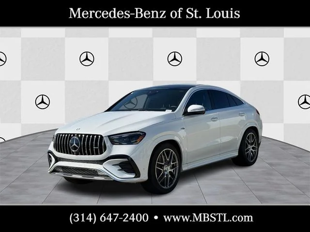 New 2026 MANUFAKTUR Moonlight White Metallic Mercedes-Benz AMG® GLE 53 4MATIC+ Coupe image 1
