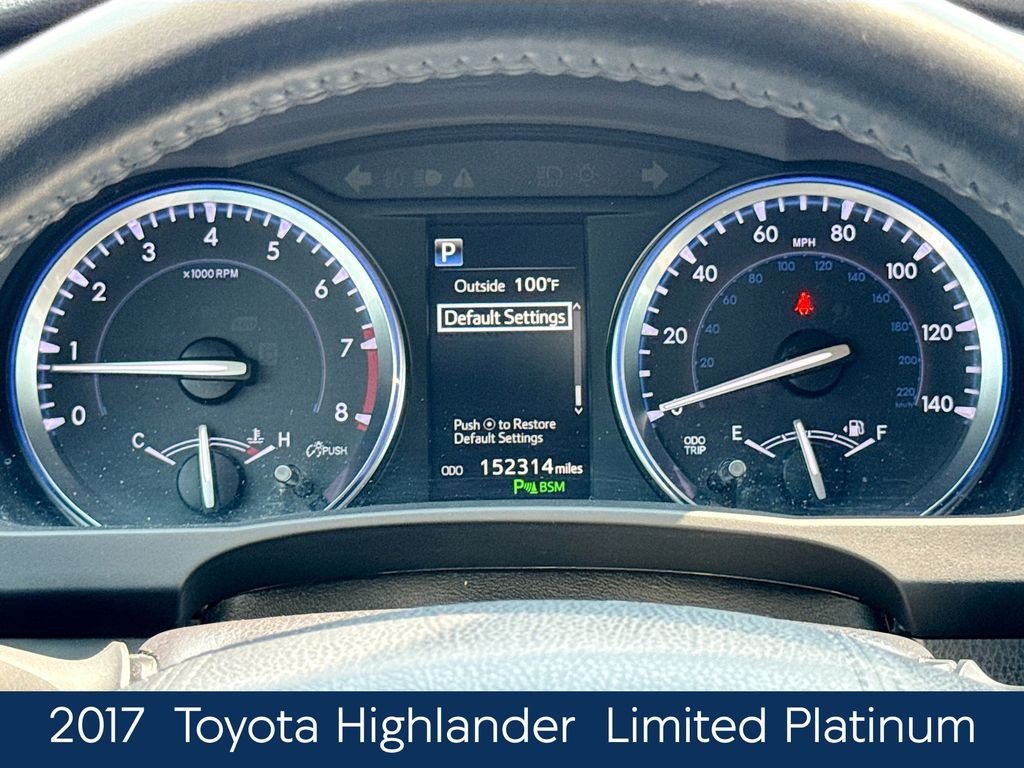 Used 2017 White Toyota Limited Platinum image 3