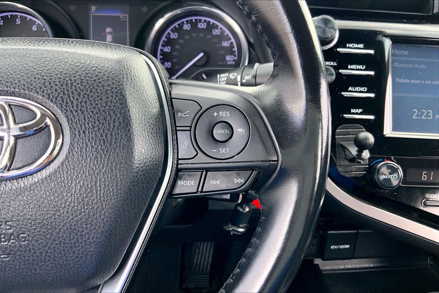 Used 2019 Midnight Black Metallic Toyota SE image 24