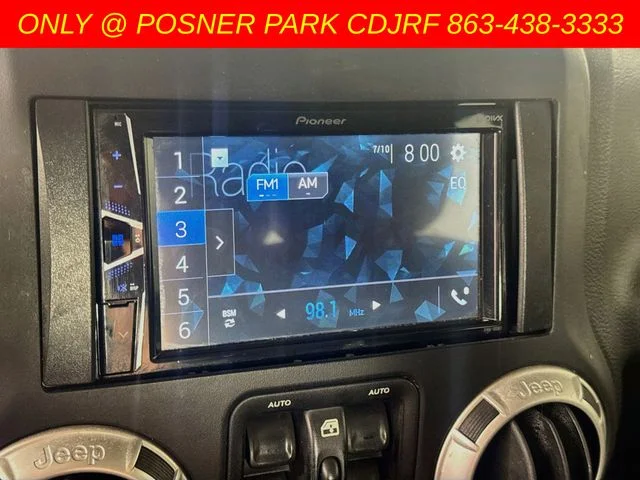 Used 2017 Black Jeep Unlimited Sahara image 12