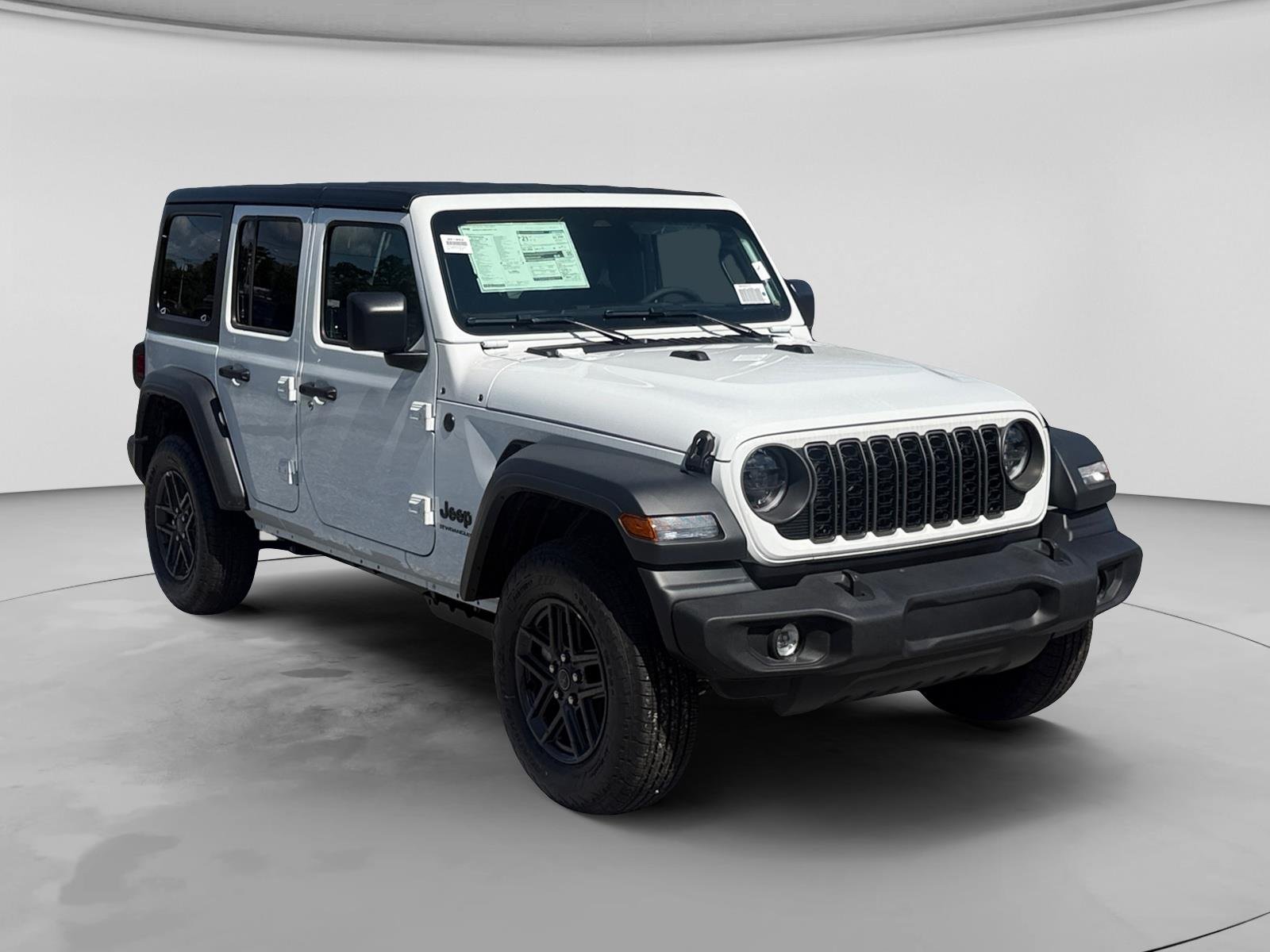 New 2026 Bright White Clear-Coat Exterior Paint Jeep Sport S image 17