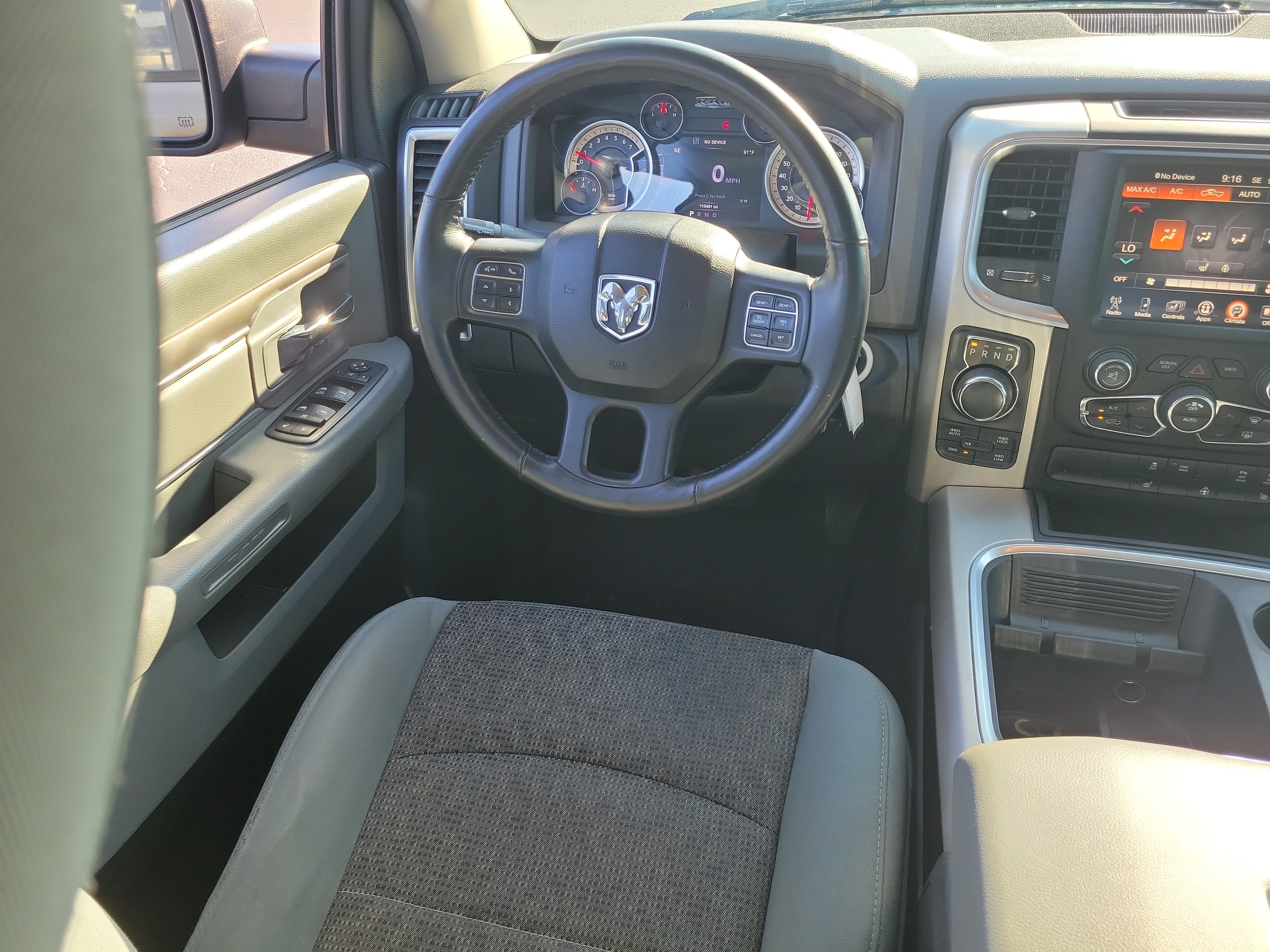 Used 2017 Granite Crystal Metallic Clearcoat Ram Big Horn image 15