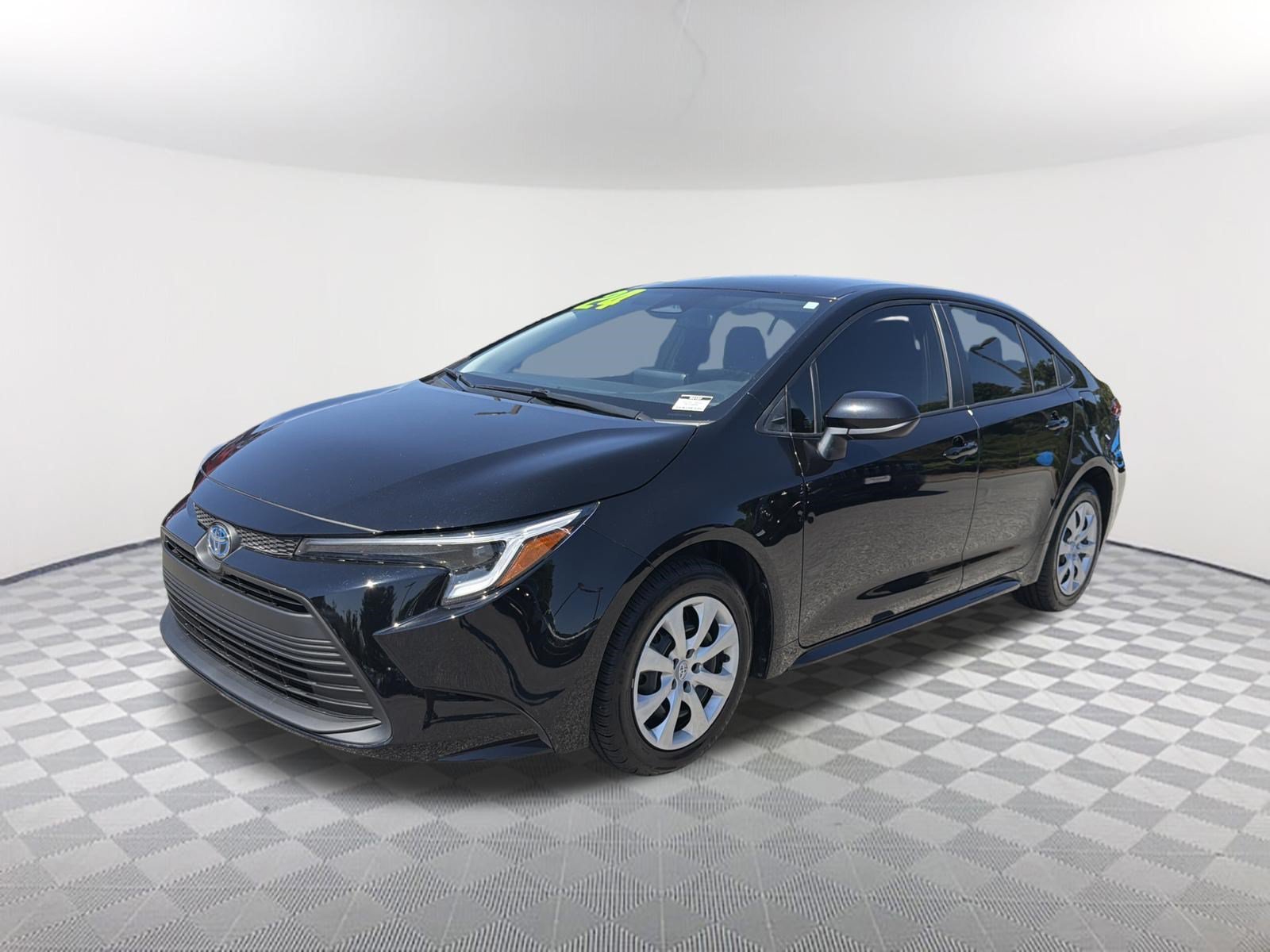 Used 2024 Midnight Black Metallic Toyota LE image 3