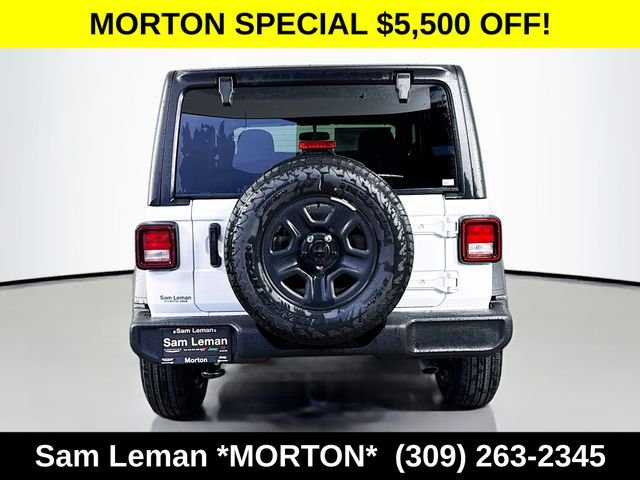 New 2026 Bright White Clear-Coat Exterior Paint Jeep Sport image 6
