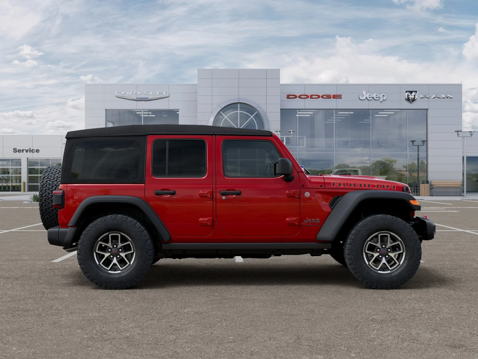 New 2026 Firecracker Red Clear-Coat Exterior Paint Jeep Rubicon image 64