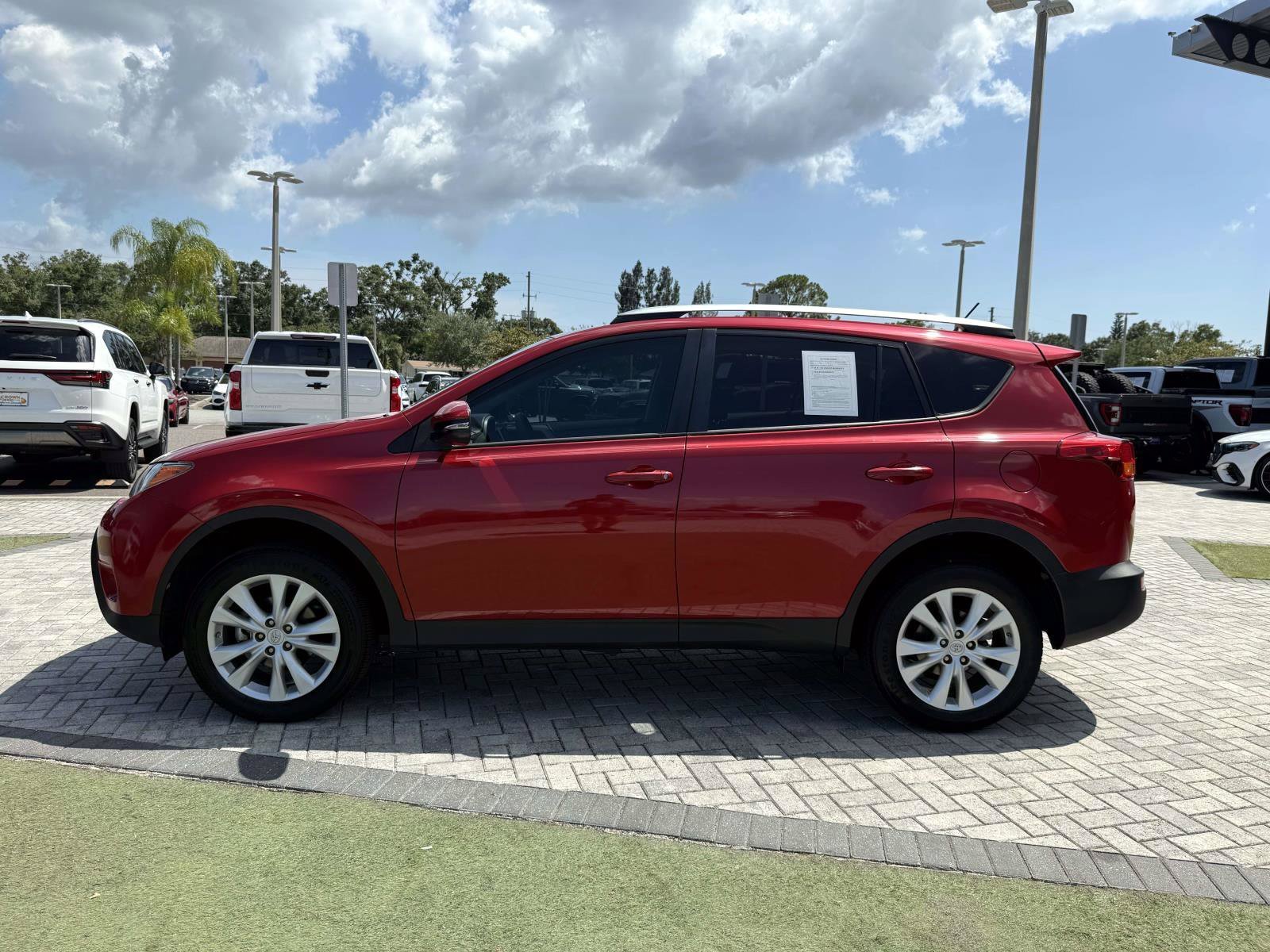 Used 2014 Barcelona Red Metallic Toyota Limited image 3