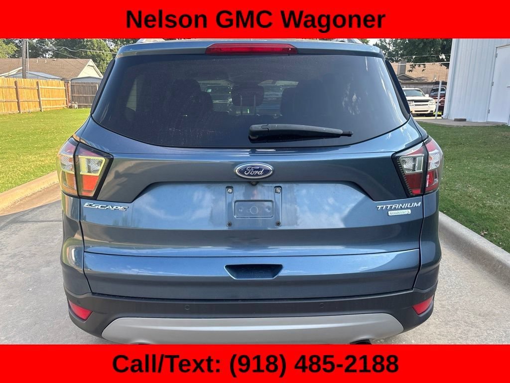 Used 2018 Blue Ford Titanium image 6