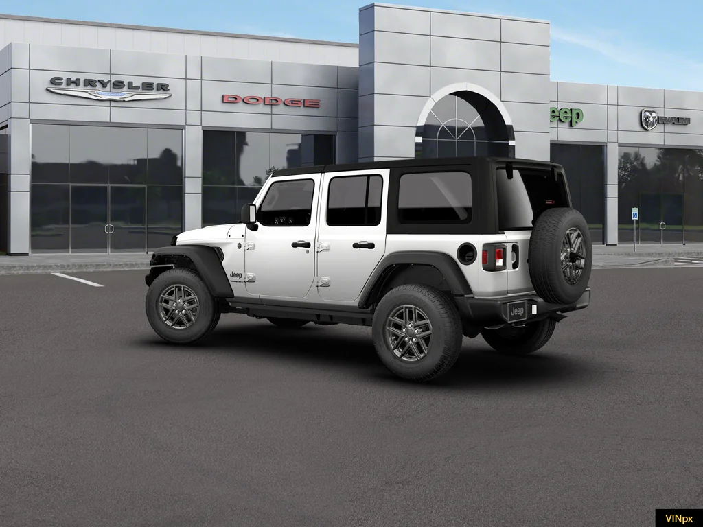 New 2026 Bright White Clear-Coat Exterior Paint Jeep Sport image 3