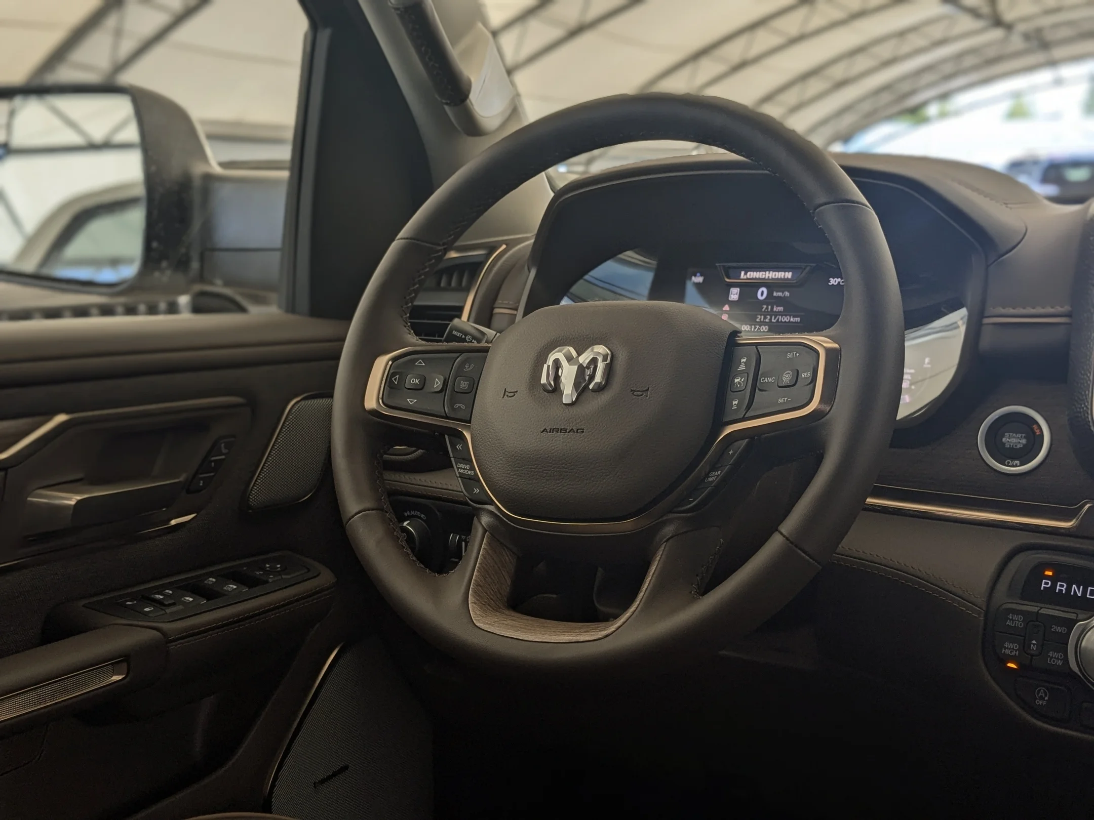 New 2026 White RAM Limited Longhorn - - Longhorn Leather - Body-Colour Bumper Grp - Heated Seats & More! image 15
