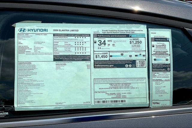 New 2026 Gray Hyundai Limited image 14