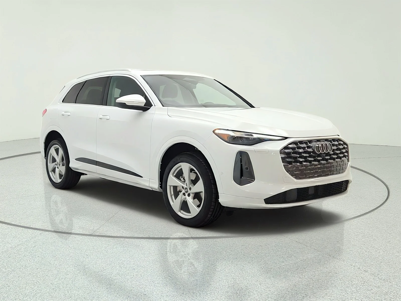 Used 2025 Glacier White Metallic Audi Premium Plus image 3