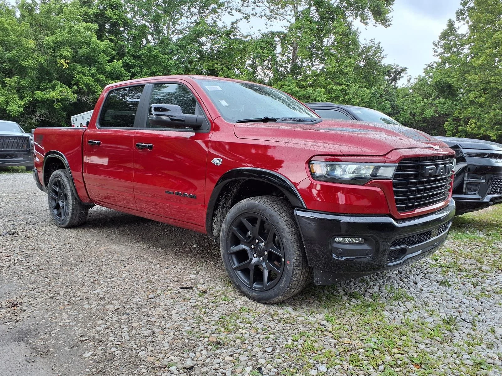 New 2026 Molten Red Pearl-Coat Exterior Paint RAM Laramie image 1