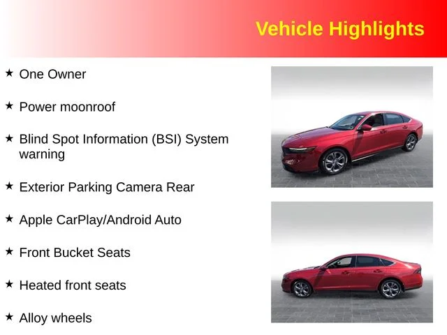Used 2024 Red Honda EX image 3