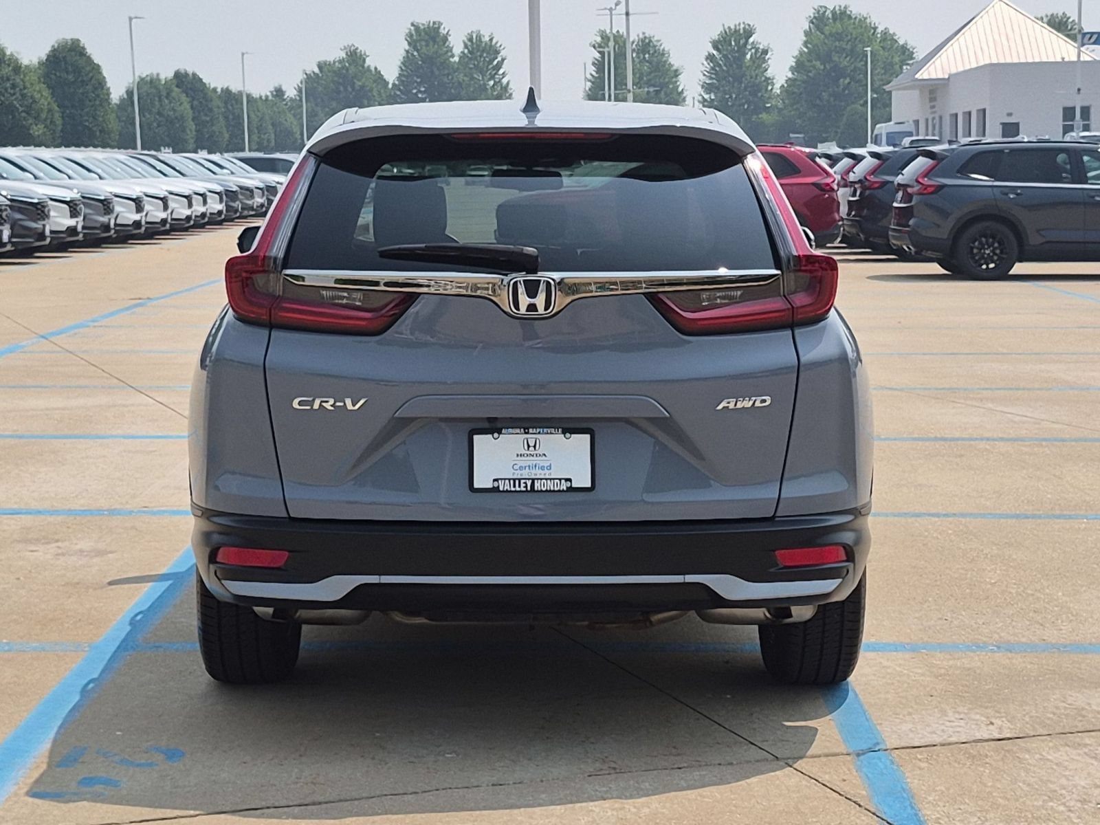 Certified Used 2022 Sonic Gray Pearl Honda EX-L AWD image 8