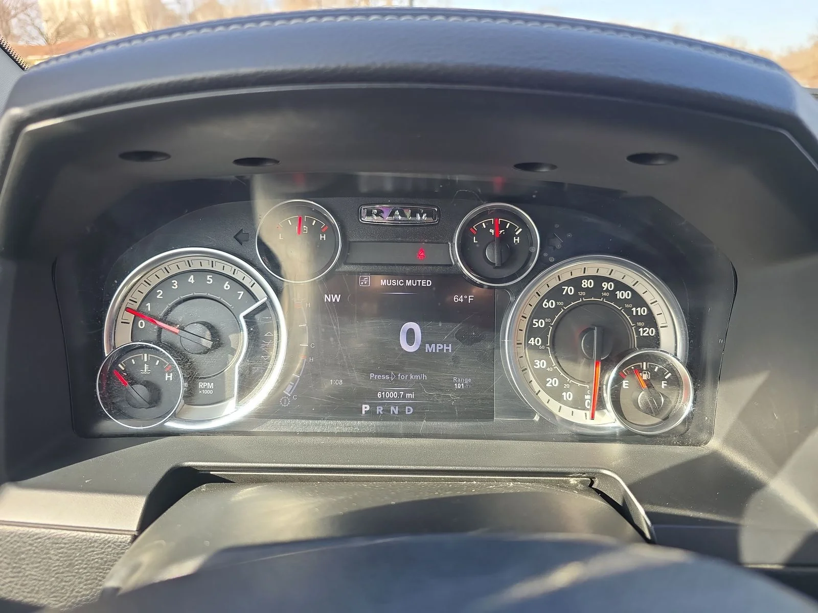 Used 2017 Blue Streak Pearlcoat Ram Sport image 12