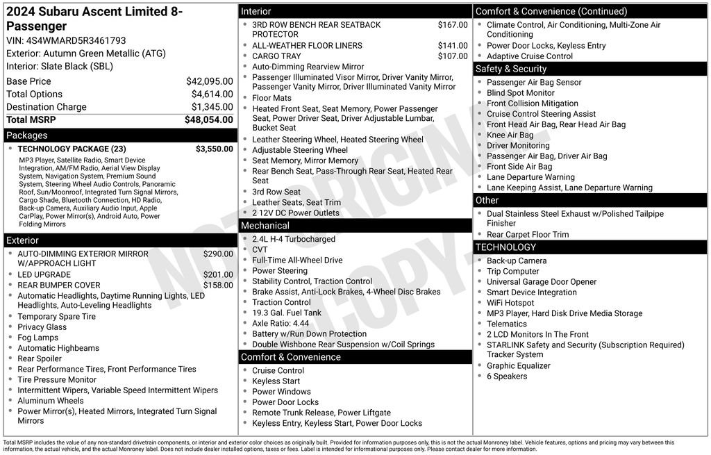 Used 2024 Brown Subaru Limited image 2
