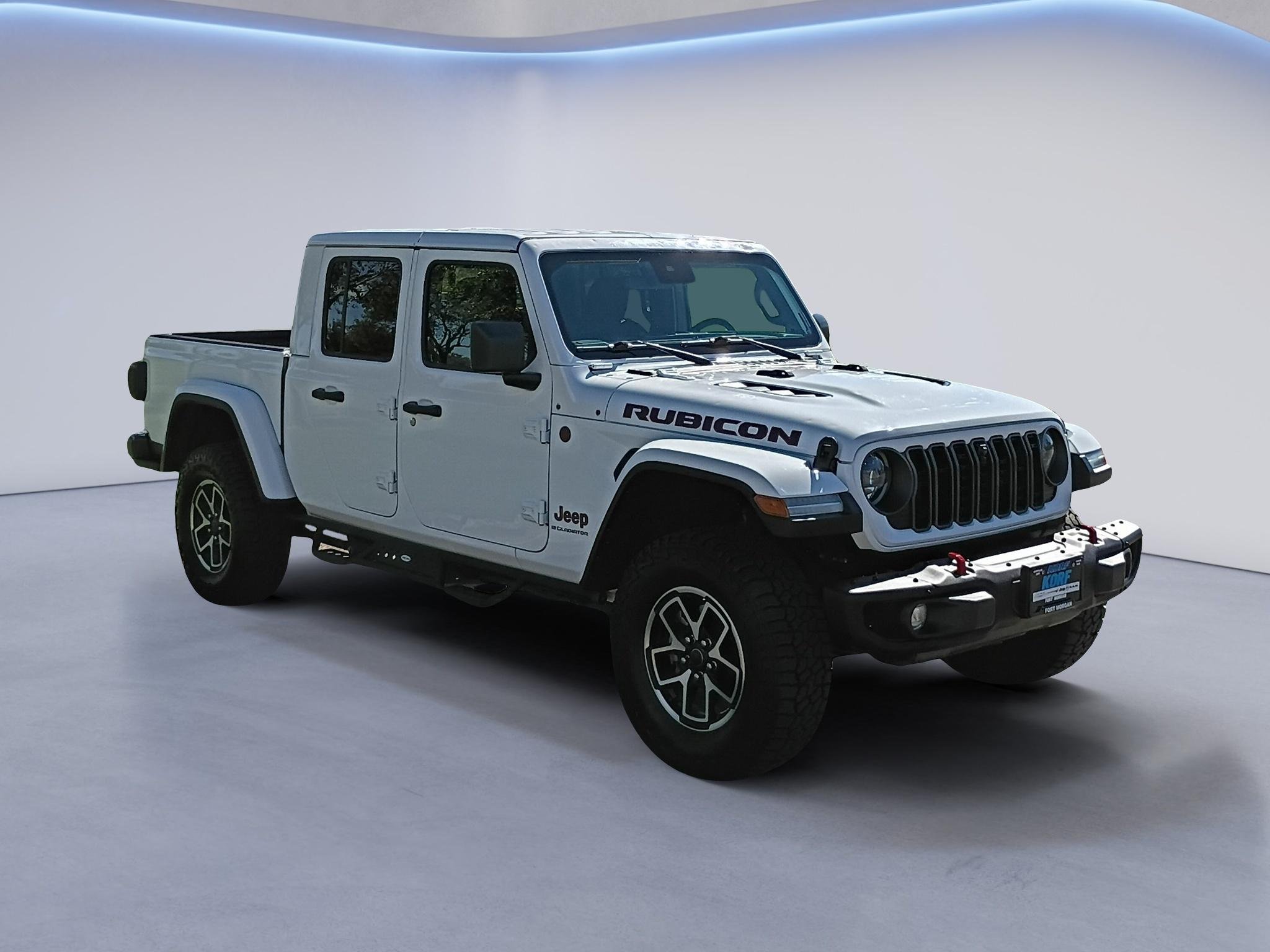 Used 2024 Bright White Clearcoat Jeep Rubicon X image 7