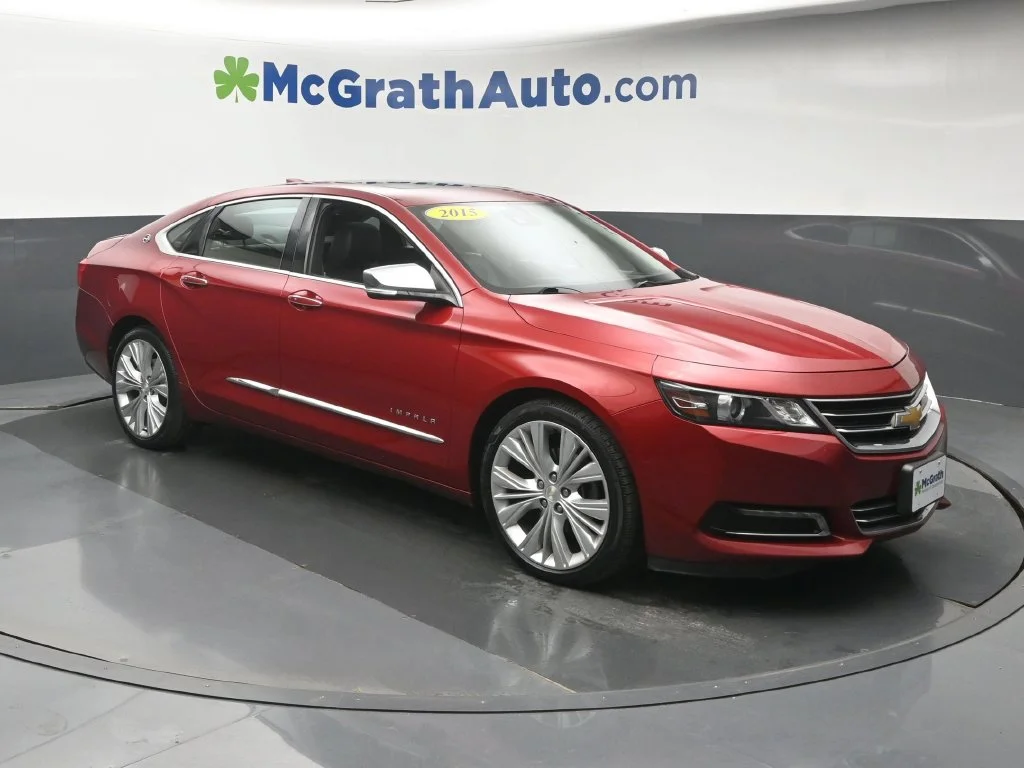 Used 2015 Chevrolet Impala 2LZ with VIN 2G1165S3XF9223256 for sale in Iowa City, IA