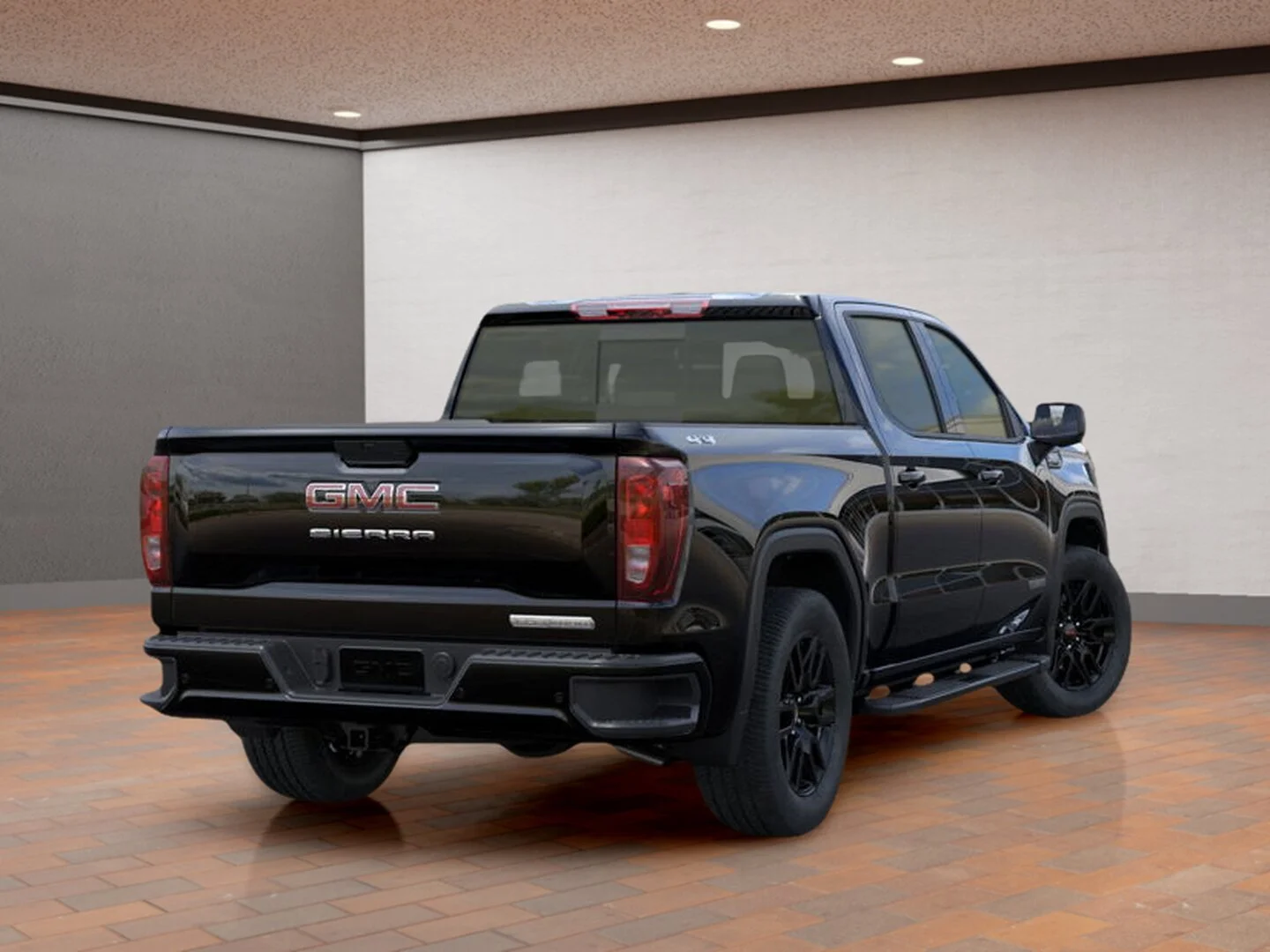 New 2026 Black GMC Crew Cab Short Box 4-Wheel Drive Elevation image 4
