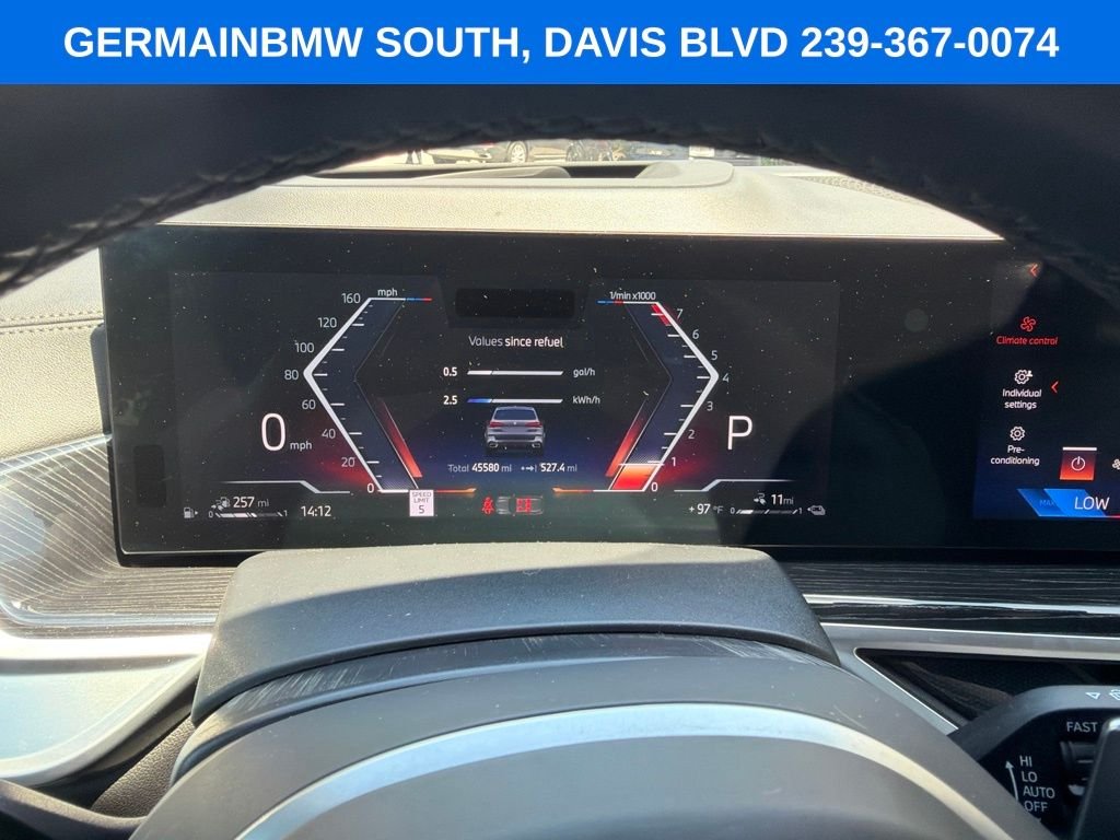 Certified Used 2024 Gray Metallic BMW xDrive50e image 13