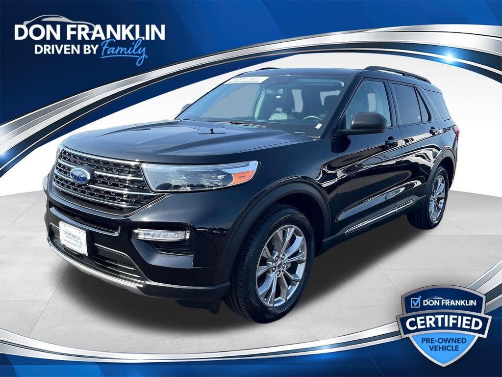 Used 2022 Black Ford XLT image 1