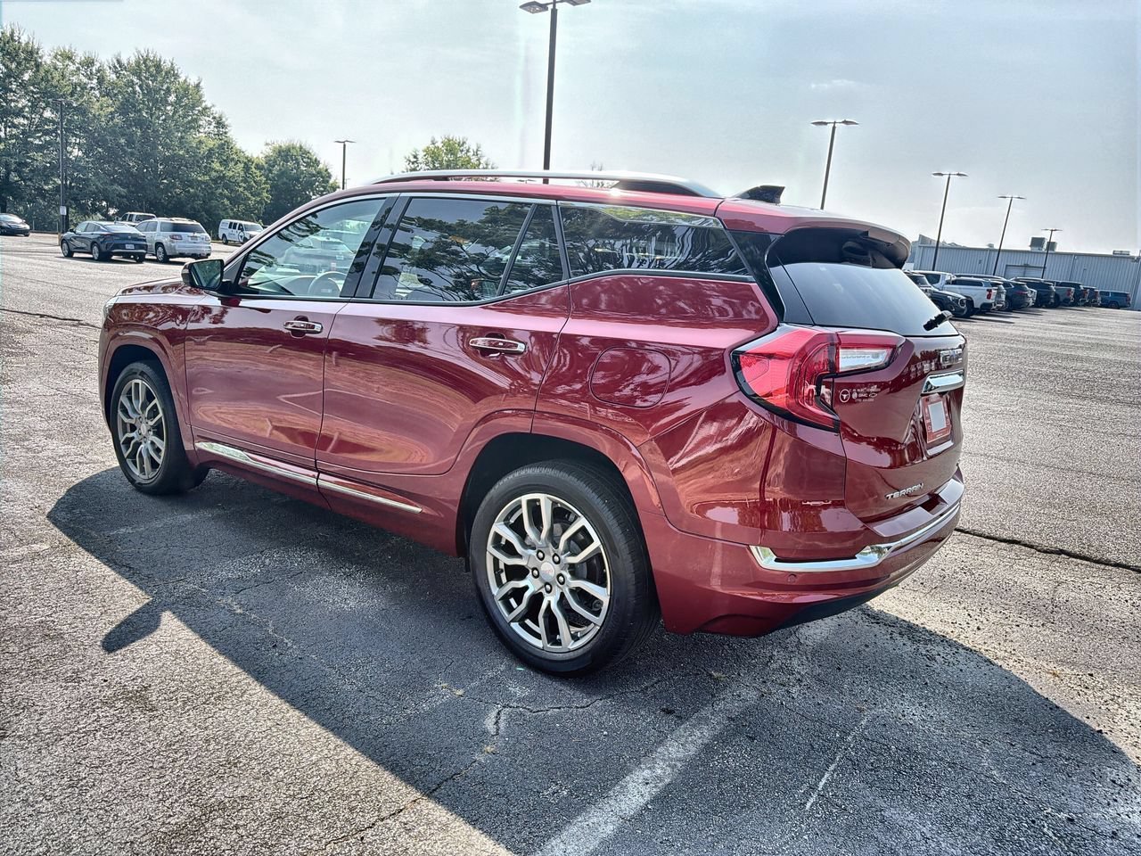 Used 2024 Volcanic Red Tintcoat GMC Denali image 6