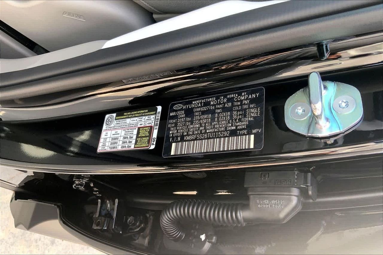 New 2026 Abyss Black Pearl Hyundai SE FWD image 19