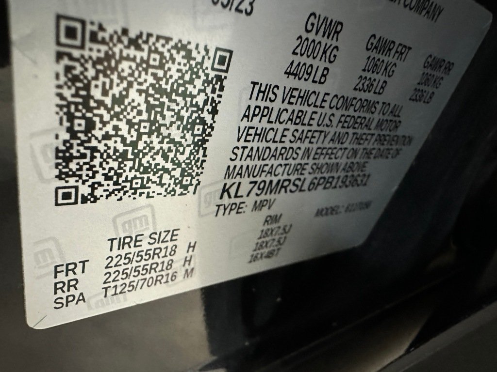 Certified Used 2023 Mosaic Black Metallic Chevrolet LT image 38