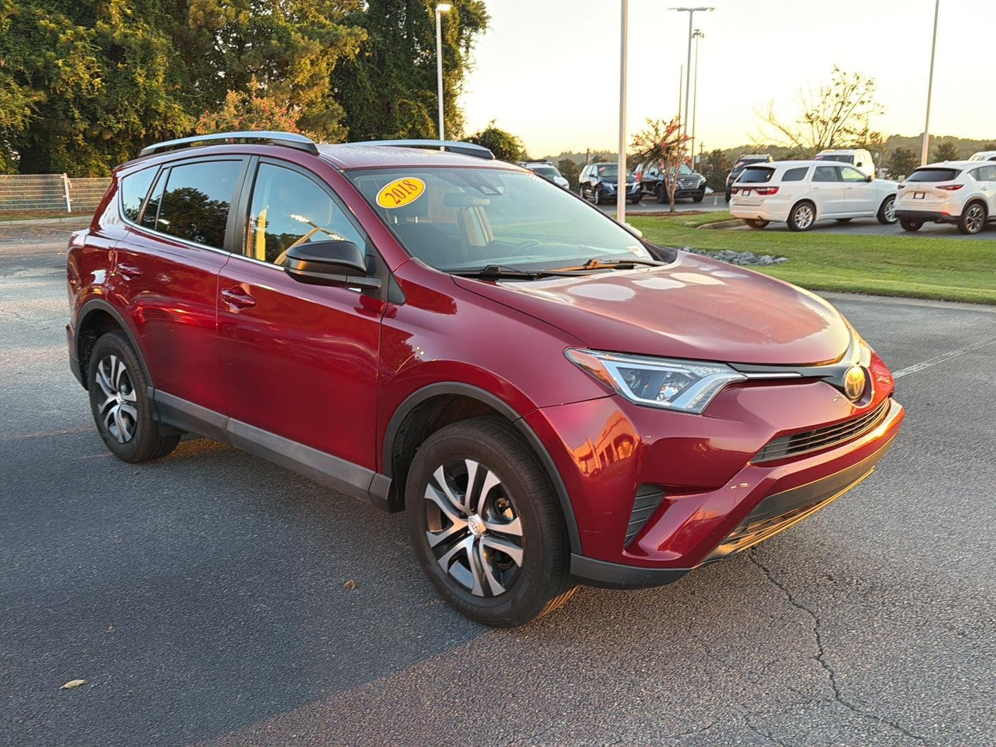 Used 2018 Ruby Flare Pearl Toyota LE image 8