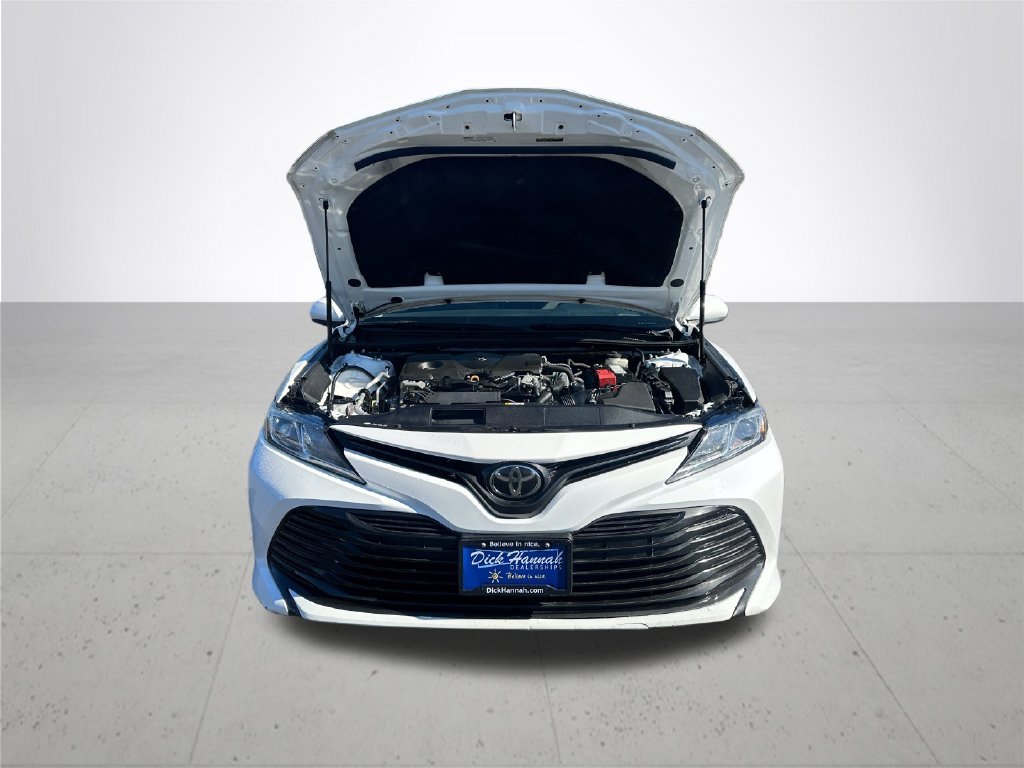 Used 2019 White Toyota LE image 4