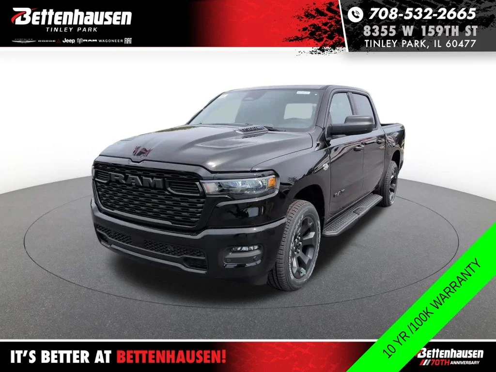 New 2026 Diamond Black Crystal Pearlcoat Ram Express image 2