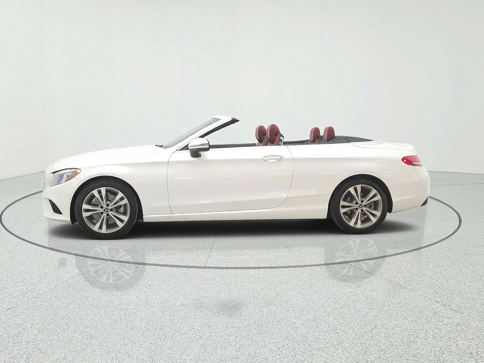Certified Used 2021 designo Diamond White Metallic Mercedes-Benz C 300 4MATIC® Cabriolet image 8