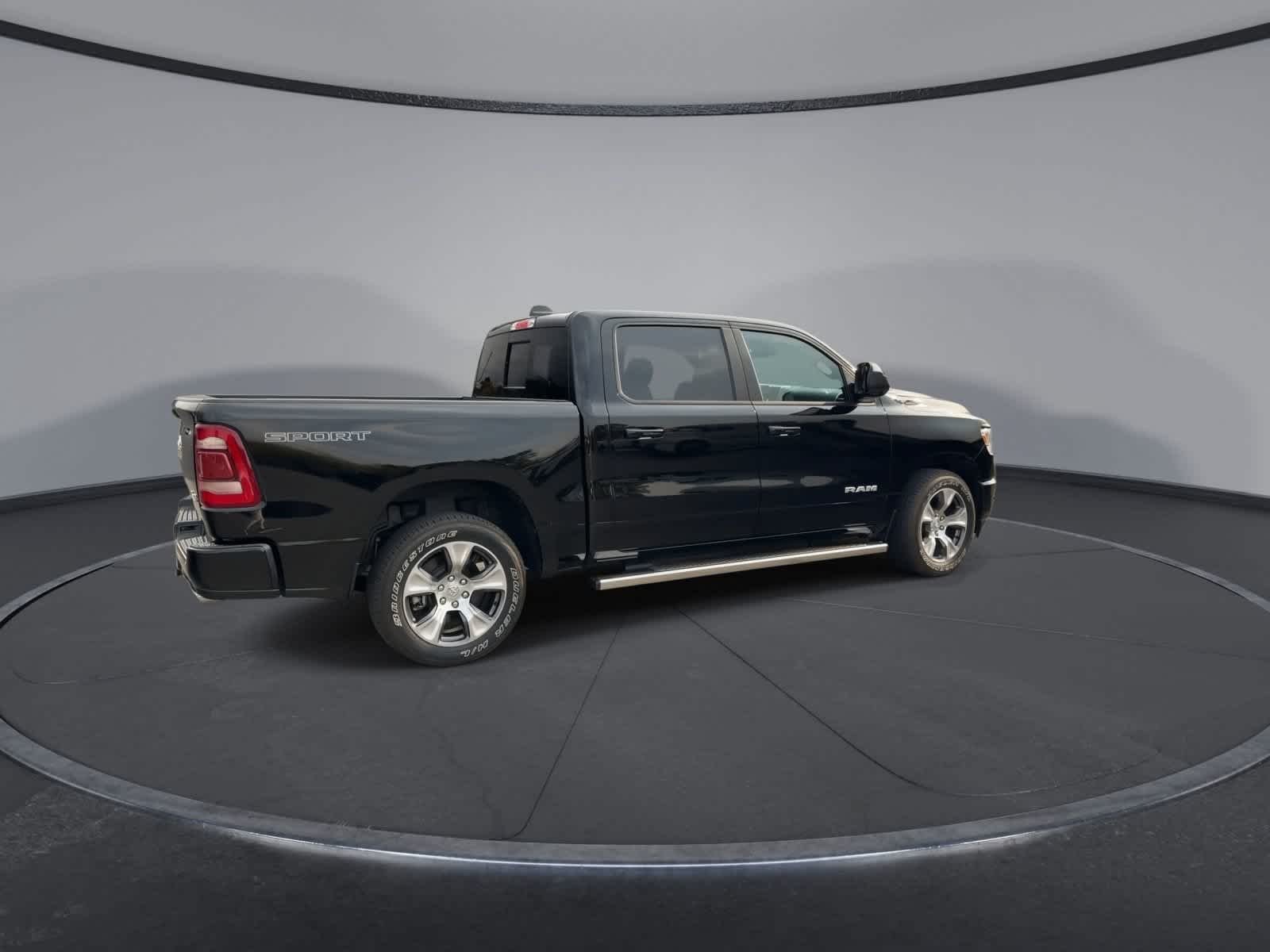 Used 2023 Diamond Black Crystal Pearlcoat Ram Laramie image 8