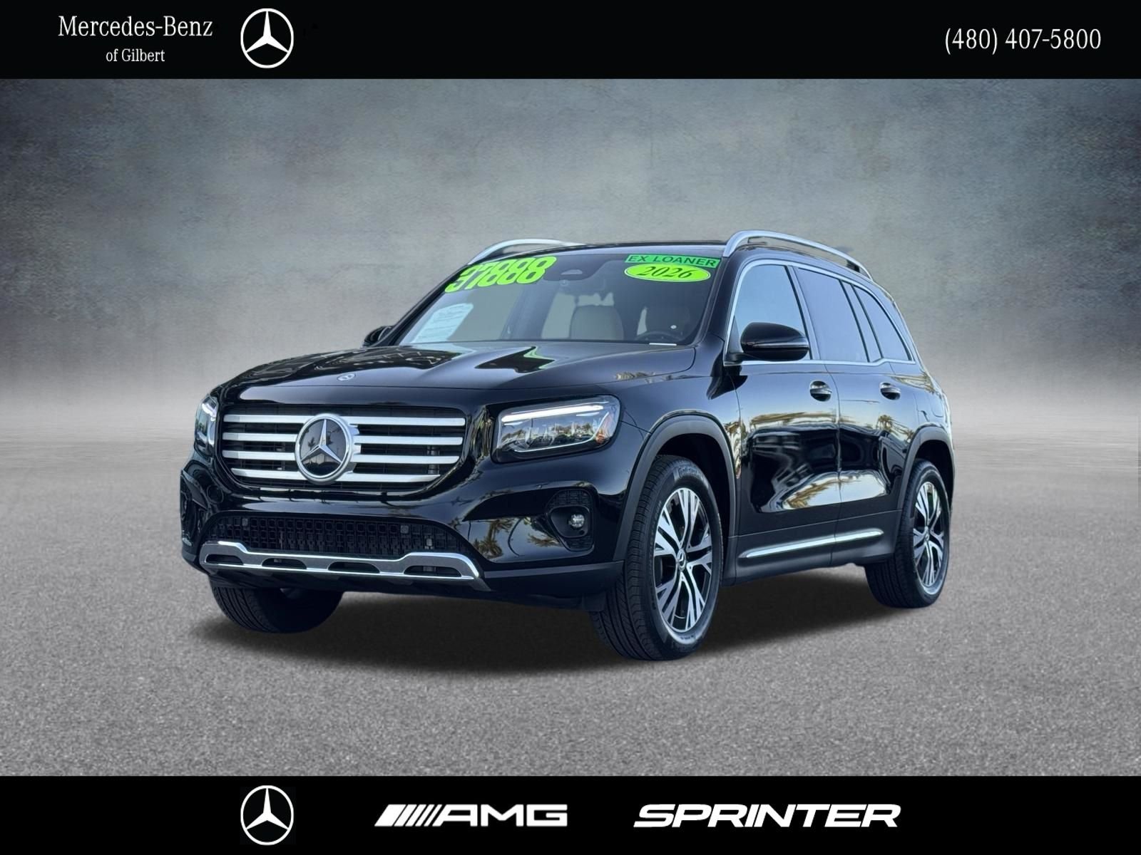 Certified Used 2026 Black Mercedes-Benz GLB 250 image 1