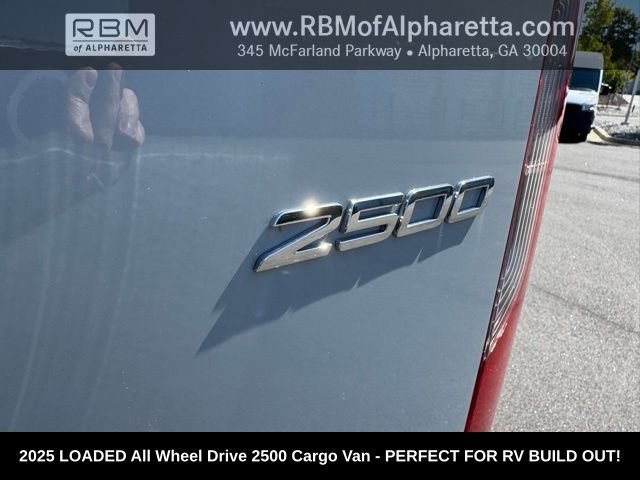 New 2025 Silver Gray Mercedes-Benz 2500 High Roof All Wheel Drive with 144 Wheel Base image 45