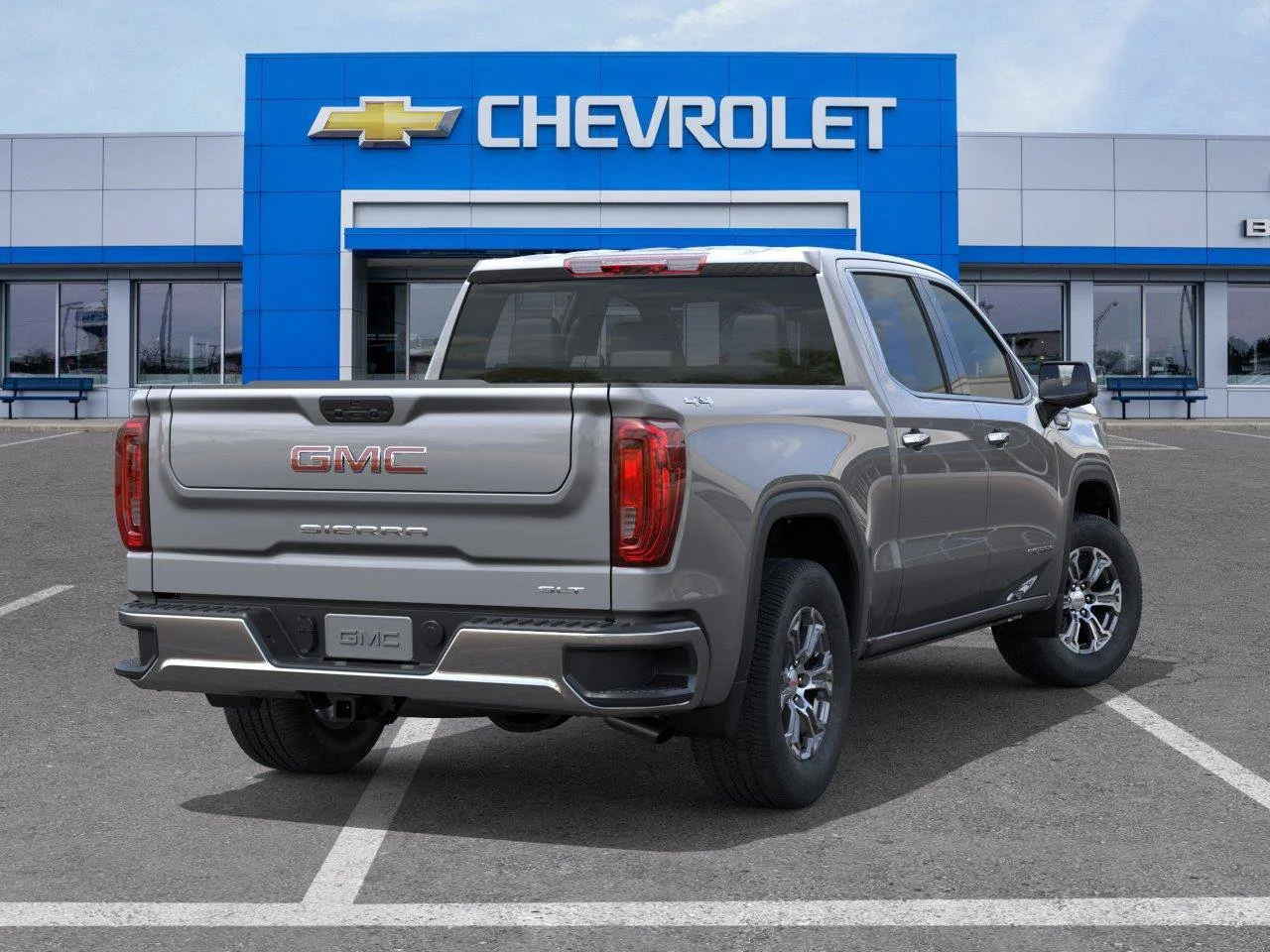 New 2026 Sterling Metallic GMC SLT image 4