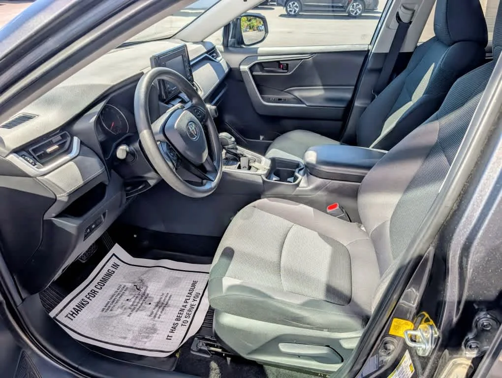 Used 2021 Magnetic Gray Metallic Toyota LE image 9