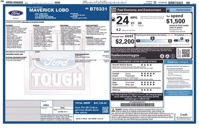 New 2025 Shadow Black Ford Lobo™ image 24